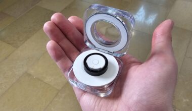 The Samsung Galaxy Ring in a charging case