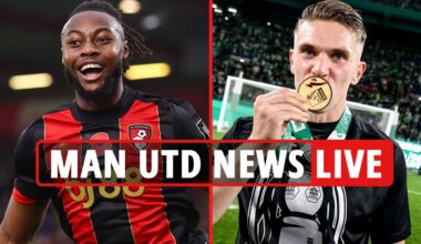 Man Utd transfer news LIVE: United make approach for Viktor Gyokeres, Spurs join Semenyo battle, Mbeumo latest