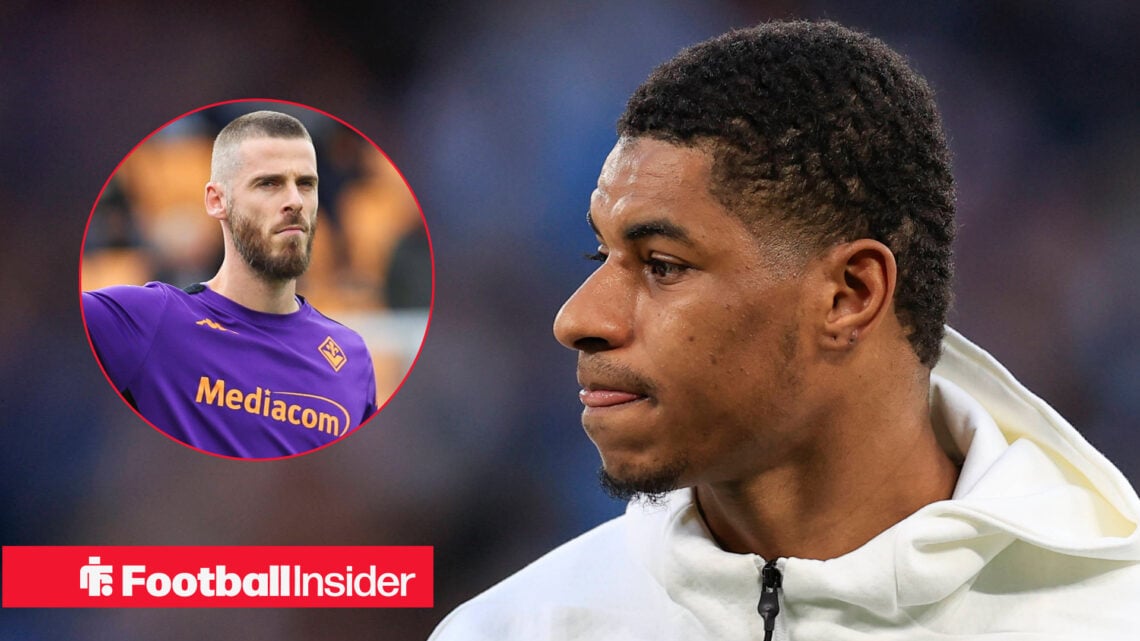 Marcus Rashford, David De Gea, Man United