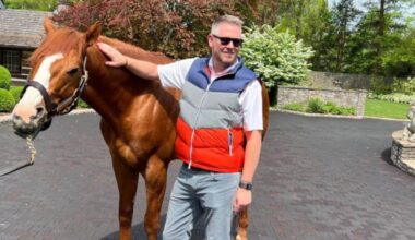 Michael Wallace com cavalo