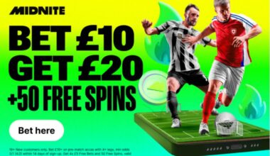 Germany vs France betting offer: Get £20 free bets and 50 free spins when you join Midnite