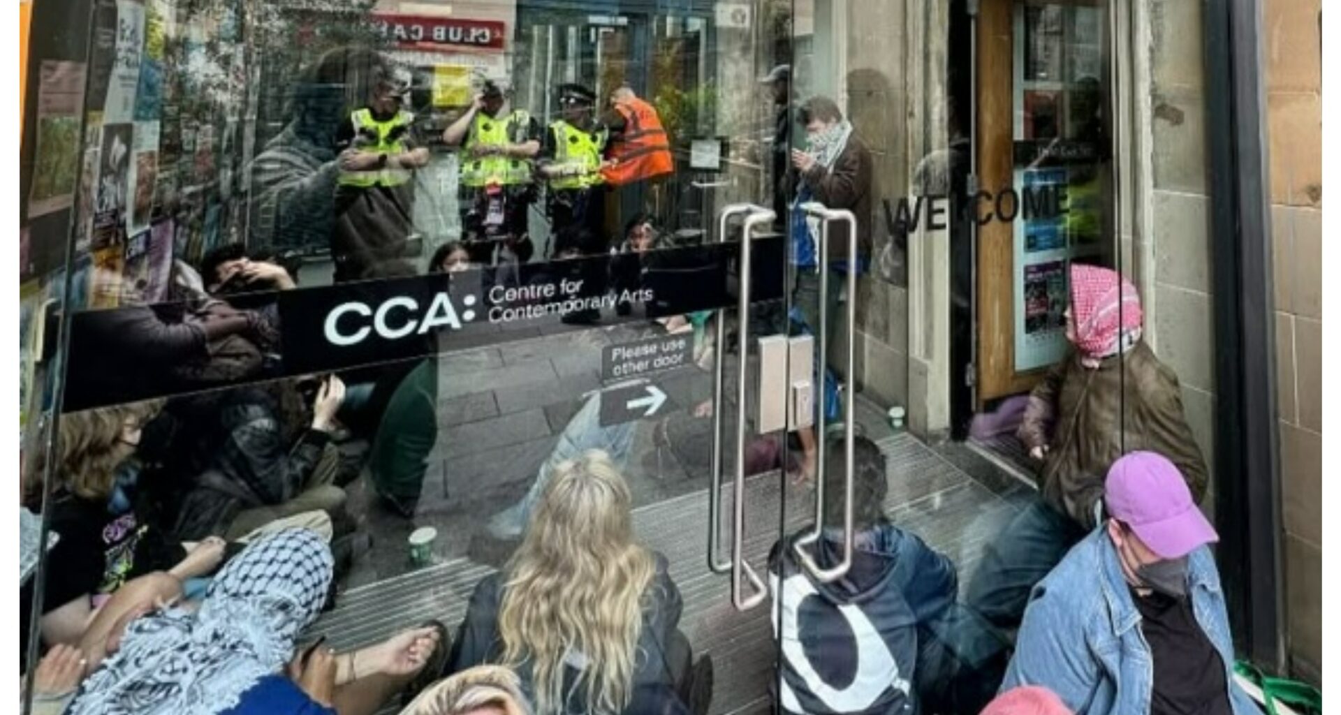 Pro-Palestine activists storm Glasgow building & hold 'sit-in'