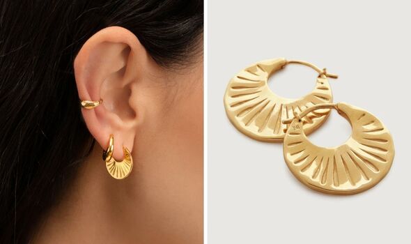 Monica Vinader hoop earrings