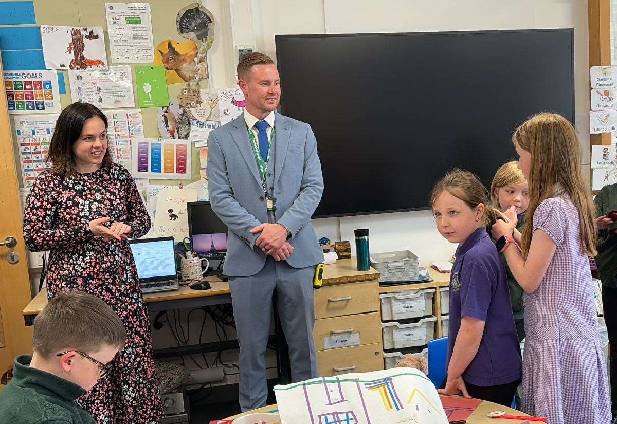 Scottish Government Gaelic schools plan highlighted by Deputy First Minister Kate Forbes during Inverness visit