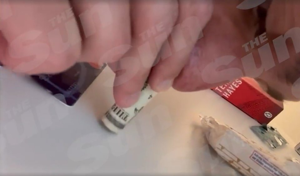 His contract was terminated after a video of Coote snorting a white powder emerged