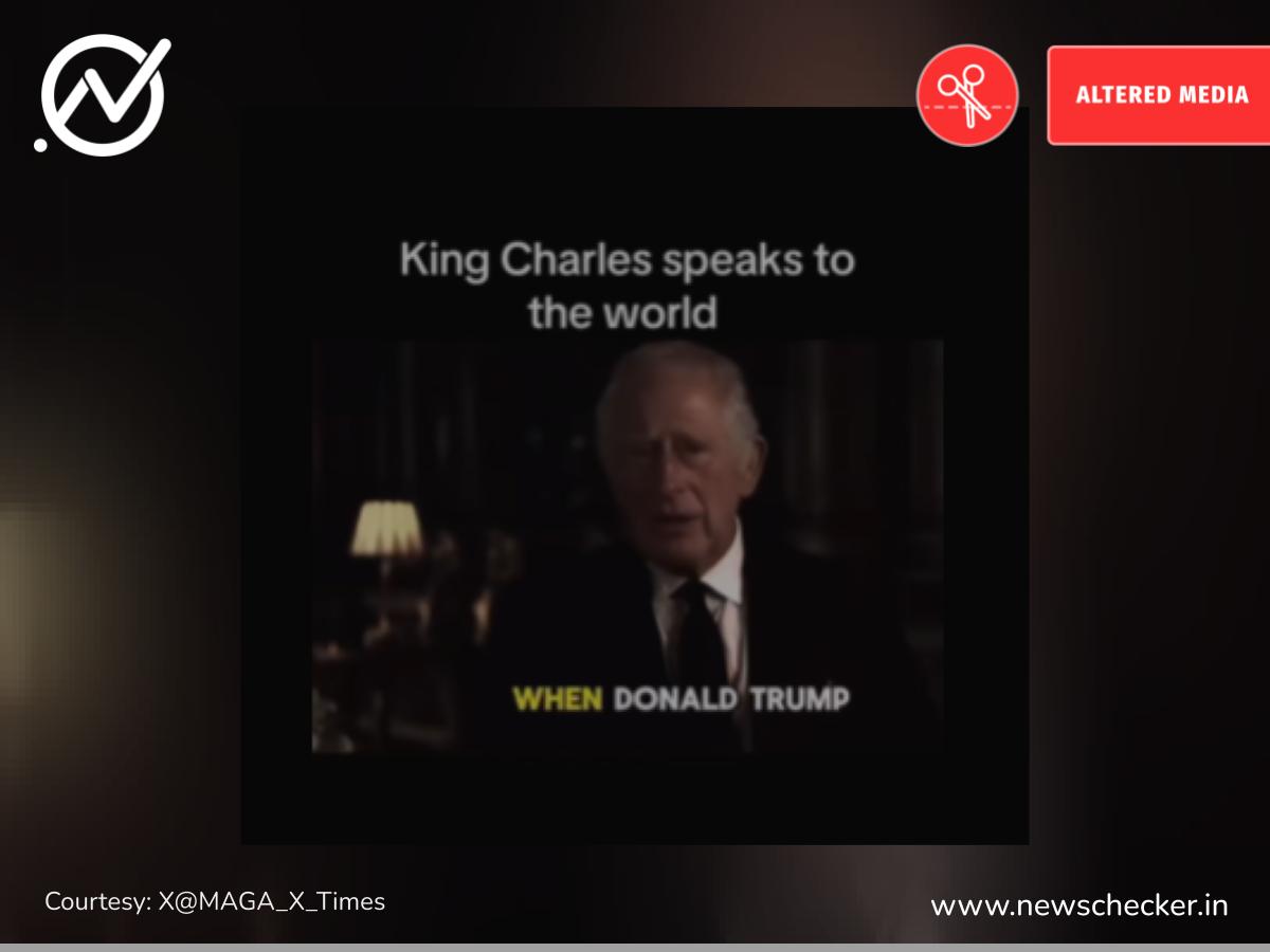 Viral Video Of King Charles’ Comments On Donald Trump, Iran Is AI Manipulated