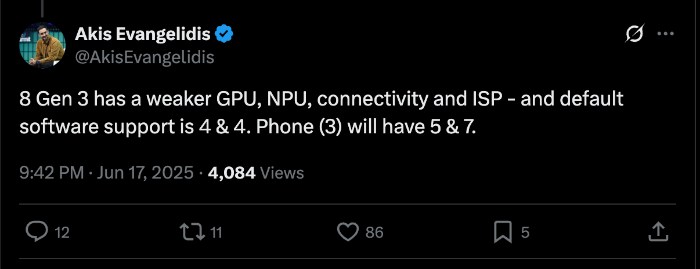 Nothing Phone 3 software updates