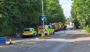 Man taken to hospital after crash in London Road, Maidstone near Pippin Pub