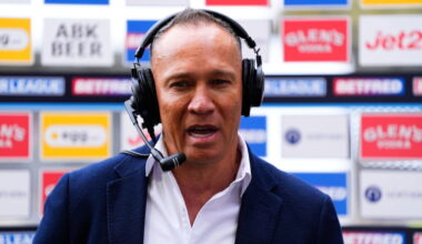 Leigh Leopards boss Adrian Lam speaking post-match