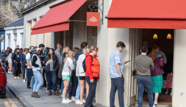 Scots bakery so popular it's had to hire a BOUNCER