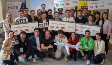 Chris Sun concludes European visit, promotes Hong Kong's talent and entrepreneurship at Munich pitch event.