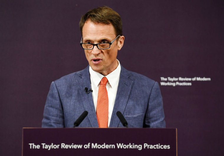 Matthew Taylor, a former adviser to??Tony Blair,??delivers a speech on his review of modern working practices in London, U.K., on Tuesday, July 11, 2017. U.K. Prime Minister Theresa May??promised to 
