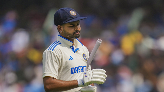 Shreyas Iyer was not picked for the England Test tour(PTI)