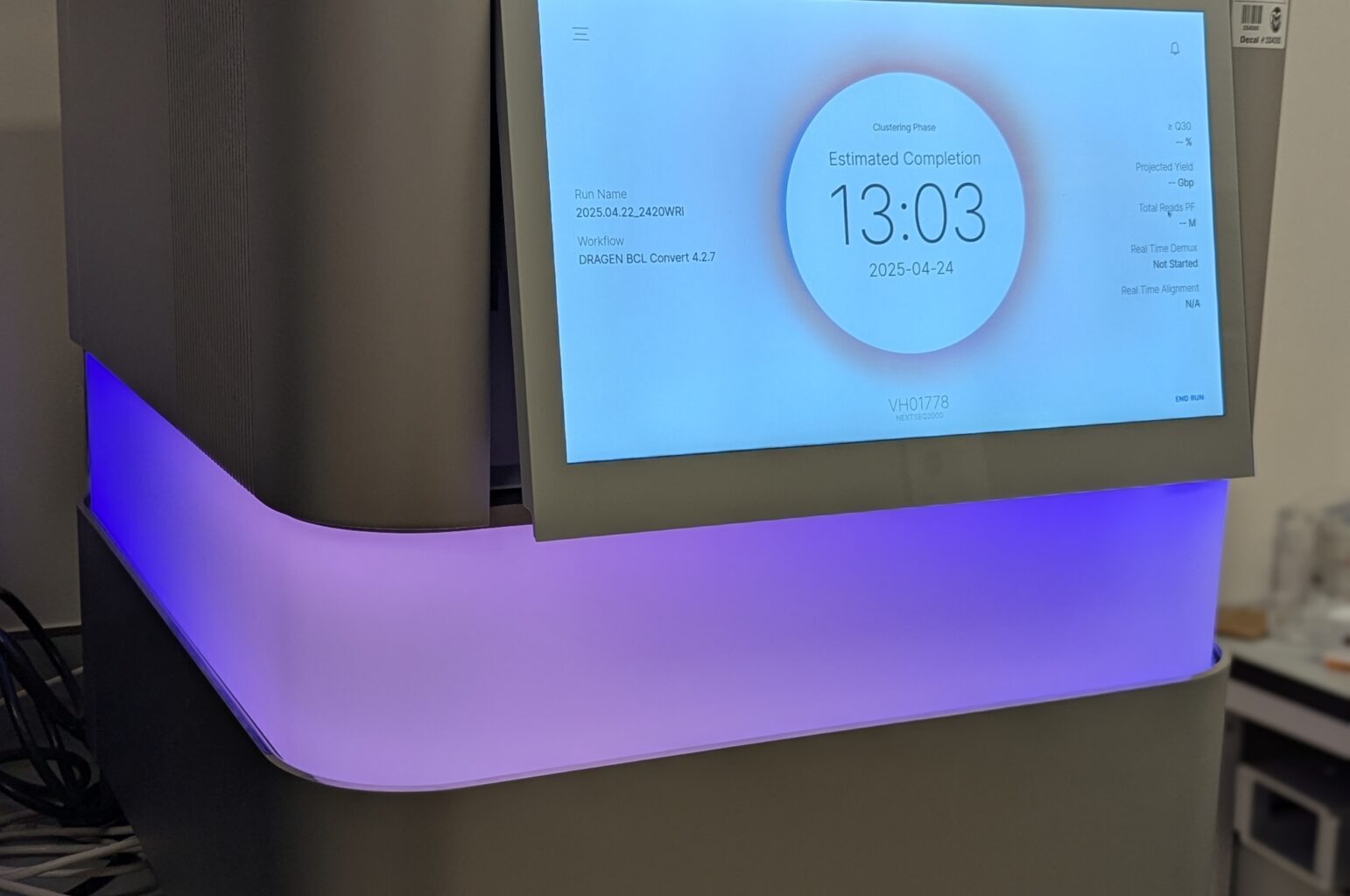 The Next-Generation Sequencing core uses the Illumina NextSeq 2000 to read genetic samples. (CVMBS photo)