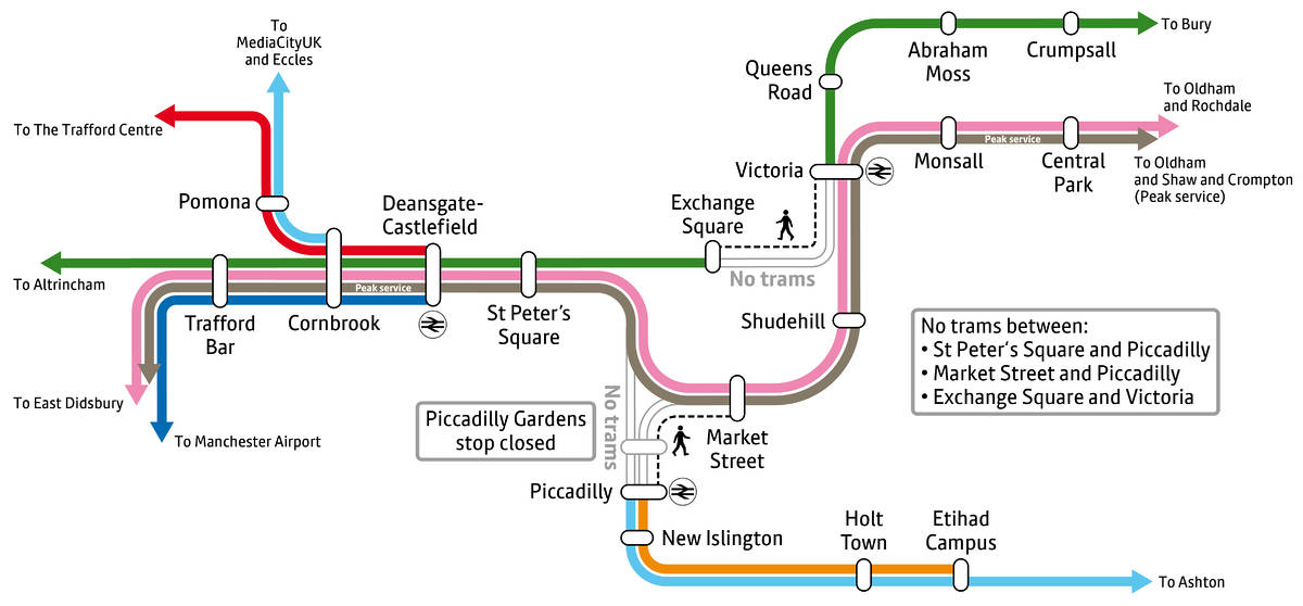 manchester tram map oasis concerts