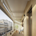 Garage Building into 63 Apartment Building / Atelier Tequi Architects - Interior Photography, Balcony, Glass, Concrete