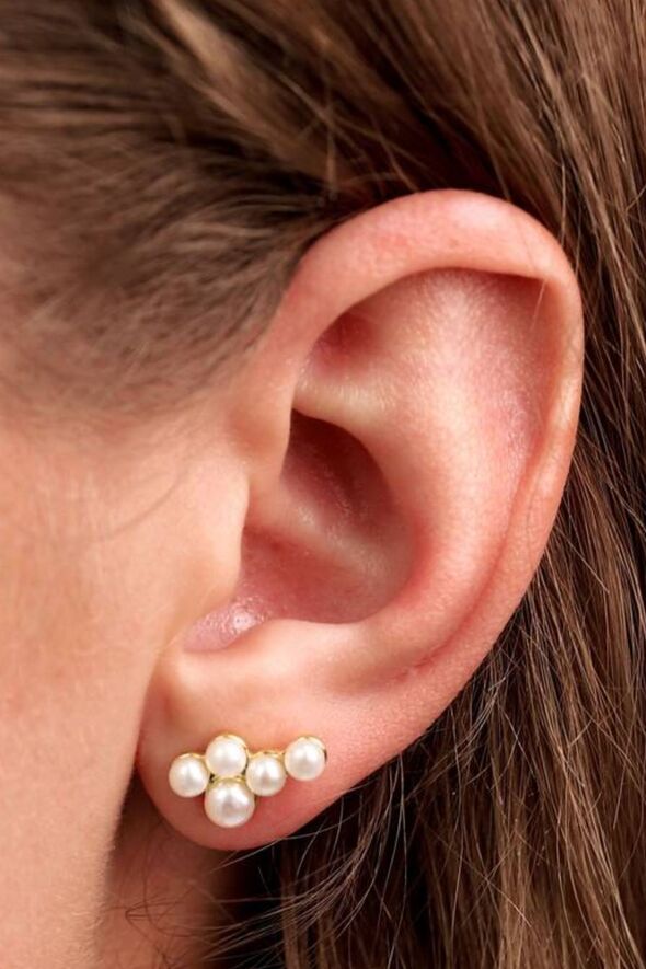 Pearl Cluster Earrings