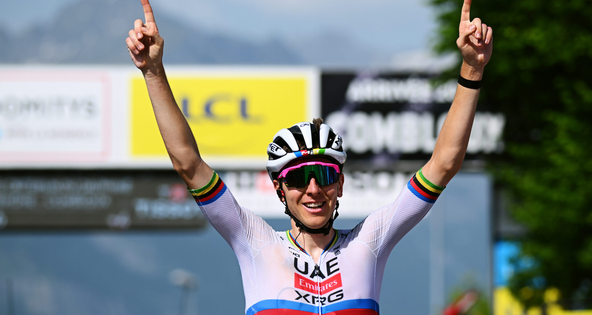 Tadej Pogačar at the Dauphiné