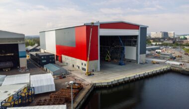 BAE Systems' vast new shipbuilding facility opens in Glasgow