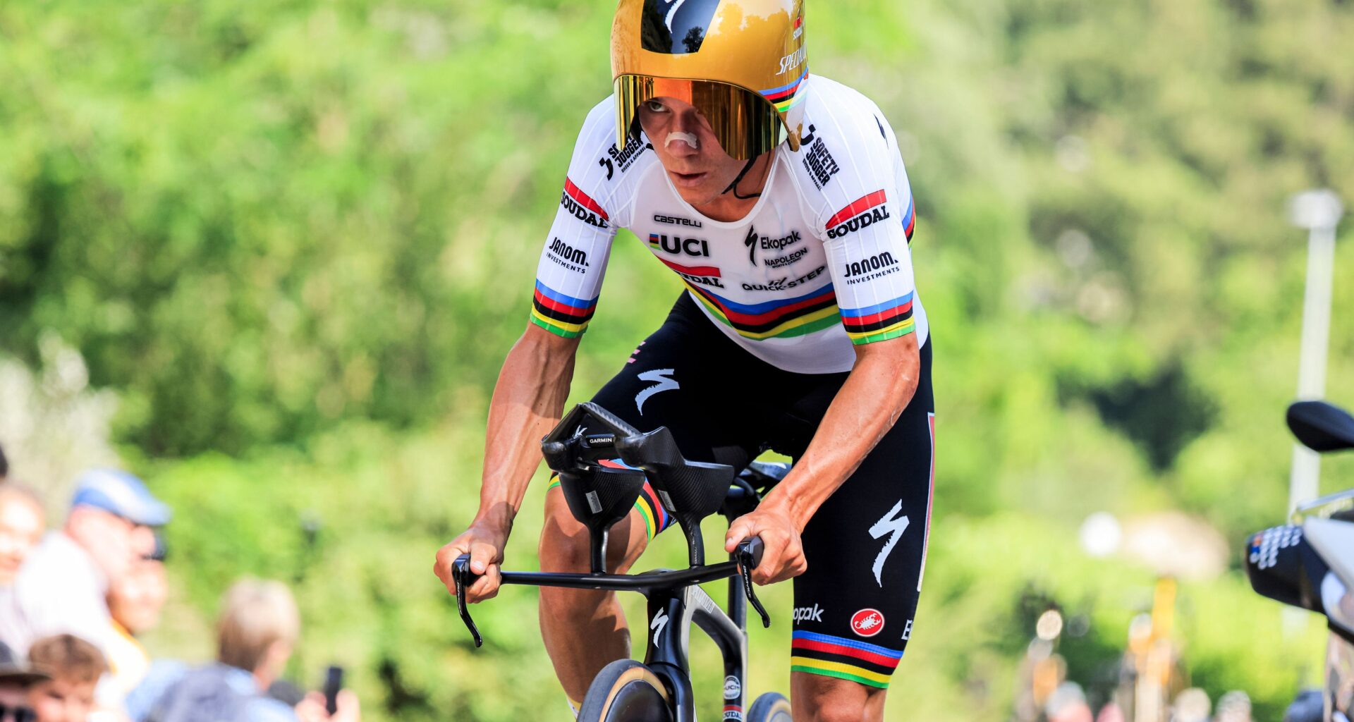 Critérium du Dauphiné 2025: Remco Evenepoel (Soudal-QuickStep) was the fastest on stage 4 in the ITT and took over the race lead