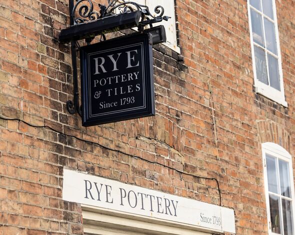 Rye Pottery sign