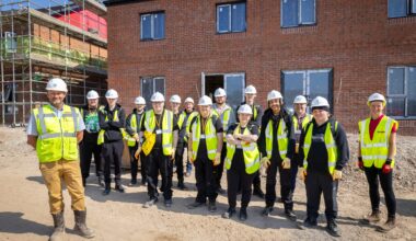 Young people receive valuable insight into a Little Hulton housing project