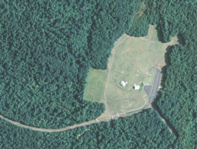 A Project Office is located at, or inside, Peters Mountain in Charlottesville, Virginia. According to Albemarle County building permits issued to AT&T, the site underwent $61 million of updates in 2007