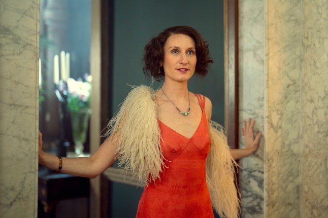 Outrageous - First look Picture shows: Bessie Carter as Nancy Mitford