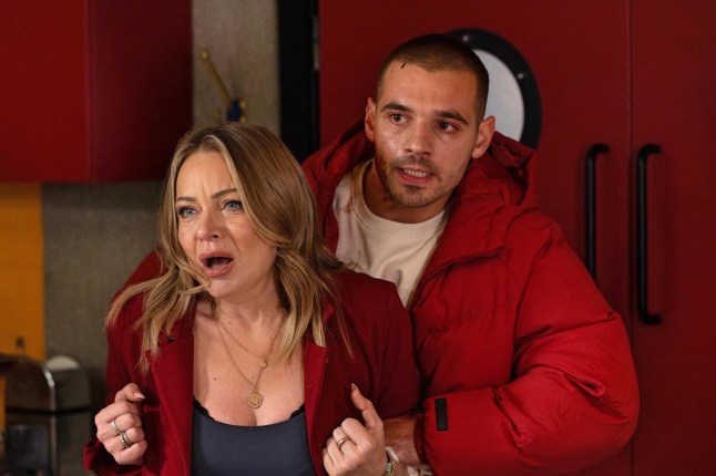 Abe???s last stand draws in a number of characters Hollyoaks confirms unexpected ending for Abe as story collides with another(Picture: Lime Pictures) Abe Fielding (Tyler Conti) hold Marie (Rita Simons). hostage