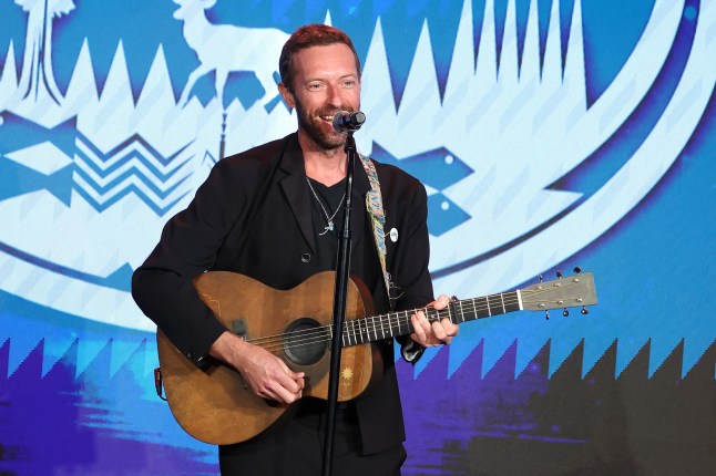 Chris Martin at Sierra Club's Trail Blazers Ball held at the Skirball Cultural Center on April 02, 2025 in Los Angeles, California. (Photo by JC Olivera/Variety via Getty Images)