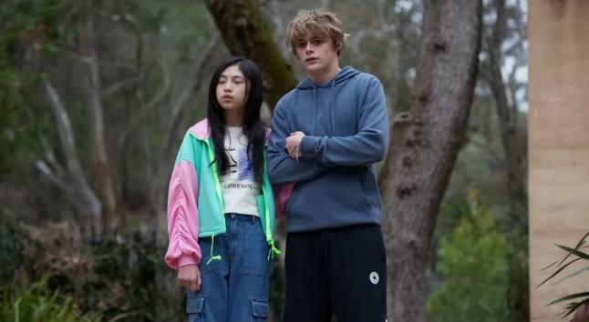 Sora Wong and Billy Barratt in Bring Her Back.