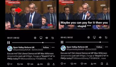 MP falsely accused of calling Farage a 'c**t' in AI-edited video shared by Reform