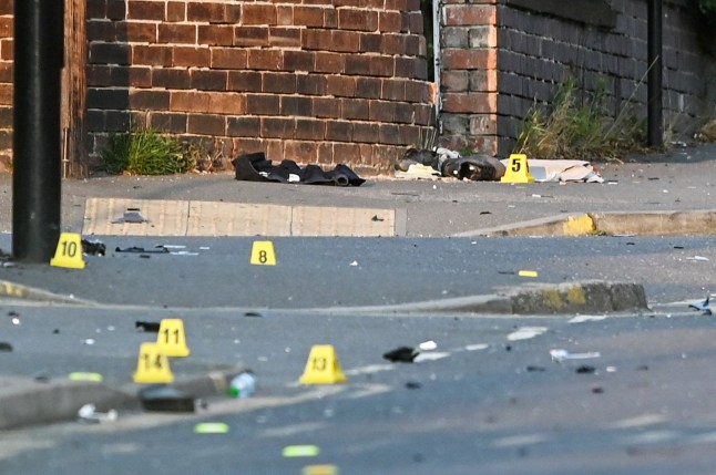 Police attend the scene of a serious collision on Staniforth Road, Darnall, Shefiield, on wednesday evening. June 4, 2025. Release date ??? June 5, 2025. A boy, aged 16, died after a horror crash in Sheffield yesterday afternoon. The teenager was walking along Staniforth Road, Darnall, at around 4.50pm when he was involved in a collision with an electric bike and a grey Audi. The Audi failed to stop - triggering a manhunt. Emergency services raced to the scene and found a pedestrian critically injured and the 18-year-old rider of the E-bike seriously hurt. Both casualties were taken to hospital but despite the best efforts of medics the young pedestrian could not be saved. The E-bike rider remains in hospital this morning.