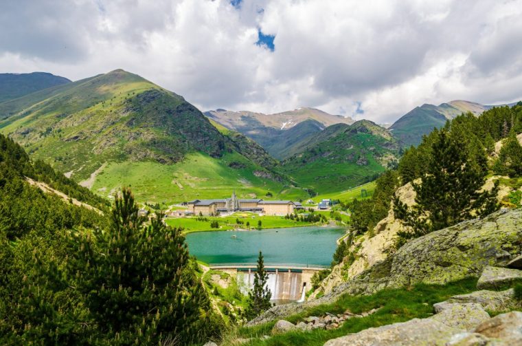 Lake in Vall de Nuria valley Sanctuary in the Catalan Pyrenees, Spain,Europe A Stroll in the Pyrenees Inntravel Image via Hugh - Julia Spence PRjuliaspence.pr@gmail.com