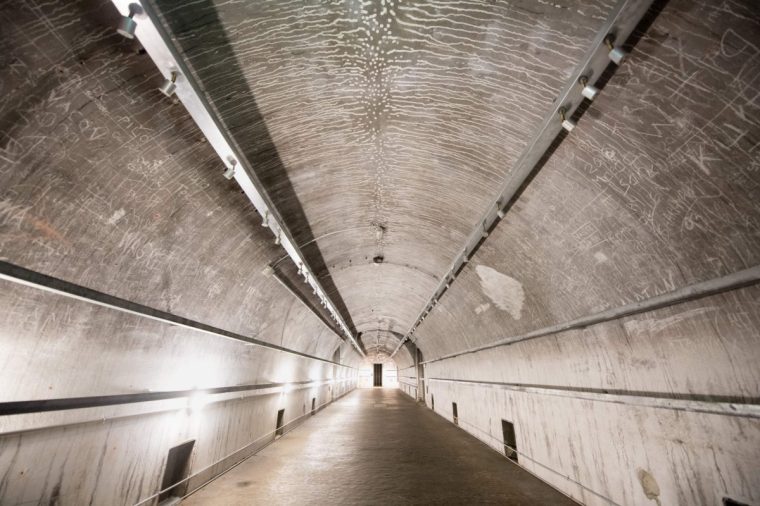 Germany is starting a programme of revamping old air raid shelters, which may look like this one from the Second World War (Photo: MATTHIAS BALK / DPA / AFP via Getty Images)
