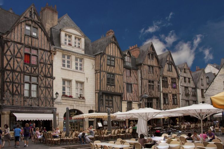 The medieval Place Plumereau in Tours' old town (Photo: Faabi/Getty Images)