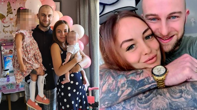 Beth Martin, 28, from Portsmouth, was rushed to hospital after she became 'delirious' just one day into a dream trip away with her husband Luke and two children, aged eight and five.