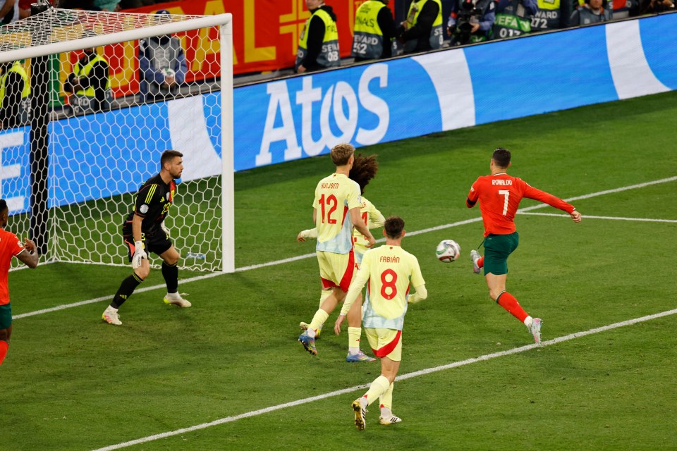 Ronaldo scored Portugal's equaliser, which sent the game into extra-time
