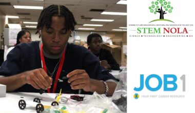STEM NOLA, JOB1 Bridge Education to Employment Gap