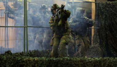 Germany embraces militarism for the first time since the Second World War