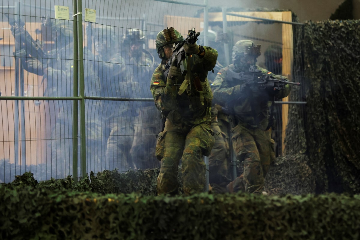 Germany embraces militarism for the first time since the Second World War