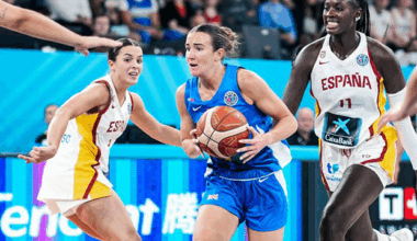 Sam Ashby GB vs Spain EuroBasket