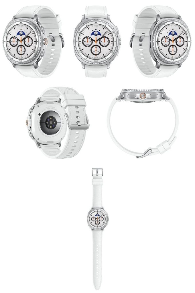 The Galaxy Watch 8 Classic from various angles.
