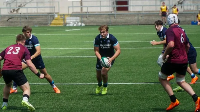 Scotland defeated Ireland in a World Rugby U20 Championship warm-up match in Belfast this [Friday] afternoon. Image: Joe Anderson