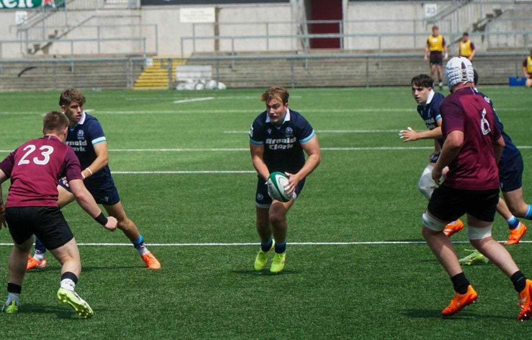 Scotland defeated Ireland in a World Rugby U20 Championship warm-up match in Belfast this [Friday] afternoon. Image: Joe Anderson