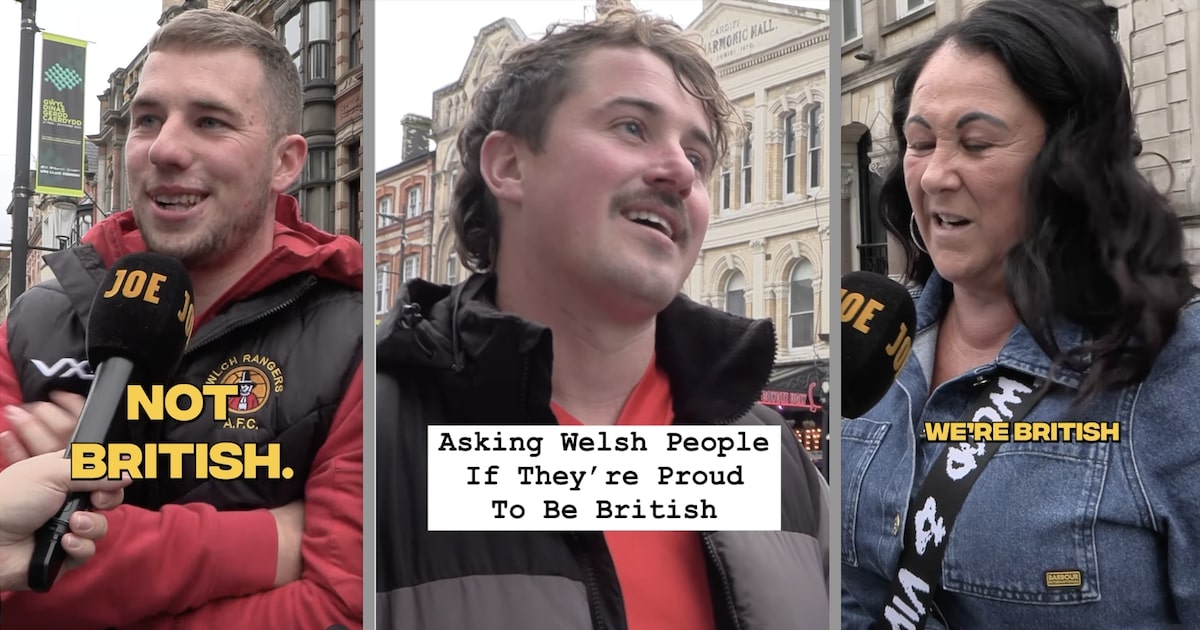 Asking the Welsh if they're proud to be British