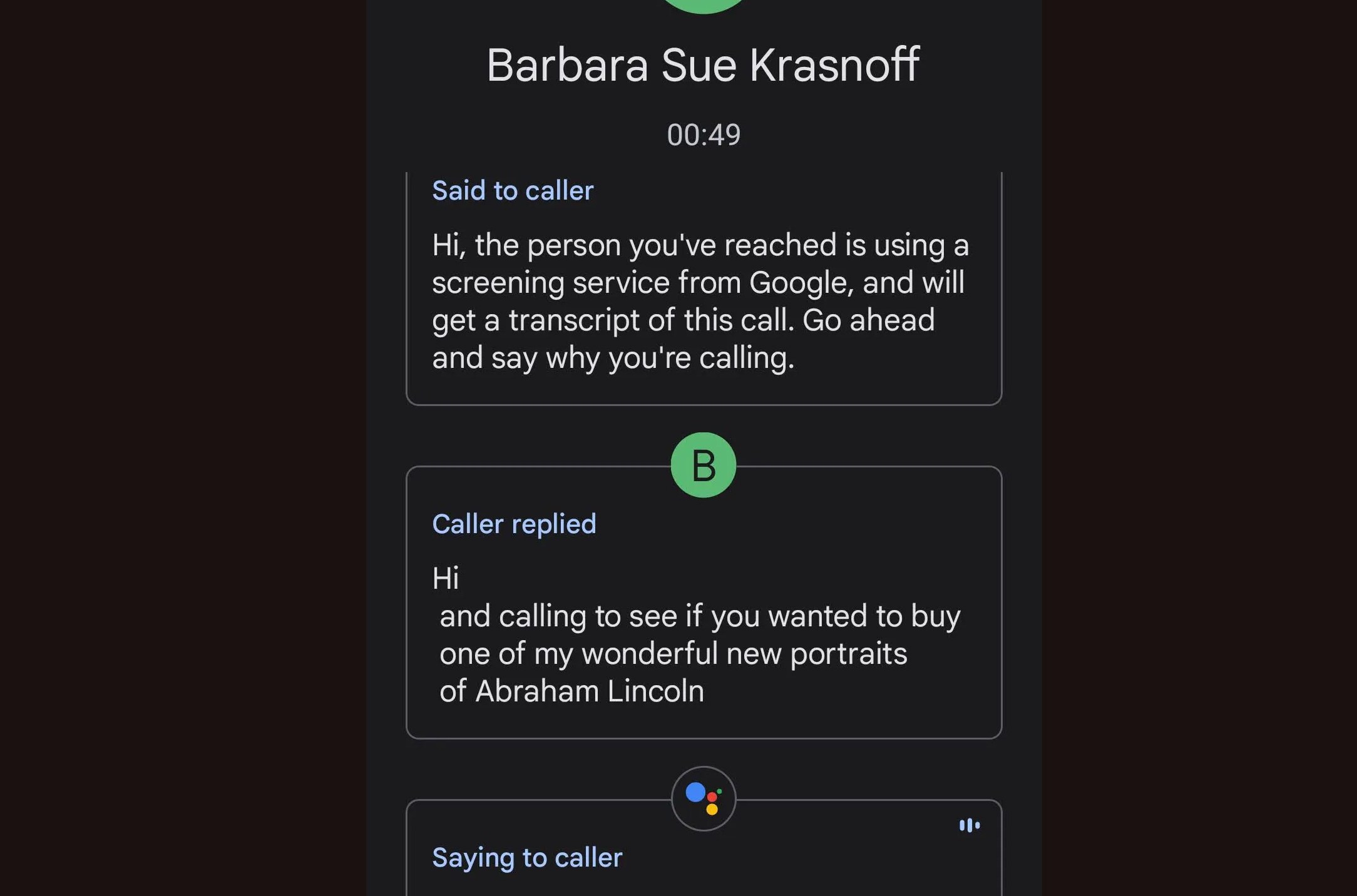 Screen Call is such a godsend.