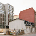 BRF Smedjan Courtyard Building and Gatehouse / Högberg Gillner Arkitektur - Exterior Photography, Windows, Facade, Concrete