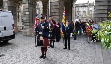 Armed Forces Day flag handed over at the City Chambers