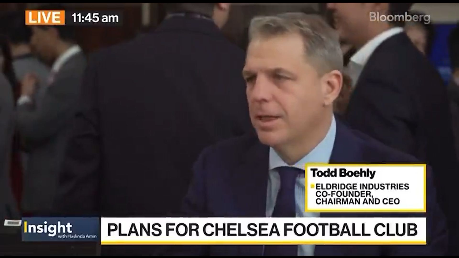 Todd Boehly speaks about Chelsea's future at Stamford Bridge.
